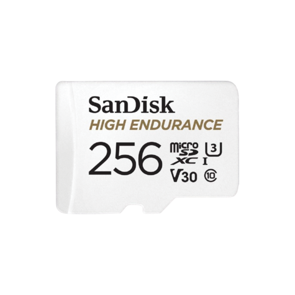 SanDisk 256GB High Endurance microSDXC Card + SD Adapter
