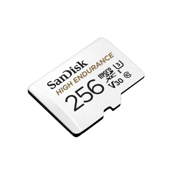 SanDisk 256GB High Endurance microSDXC Card + SD Adapter - Image 3